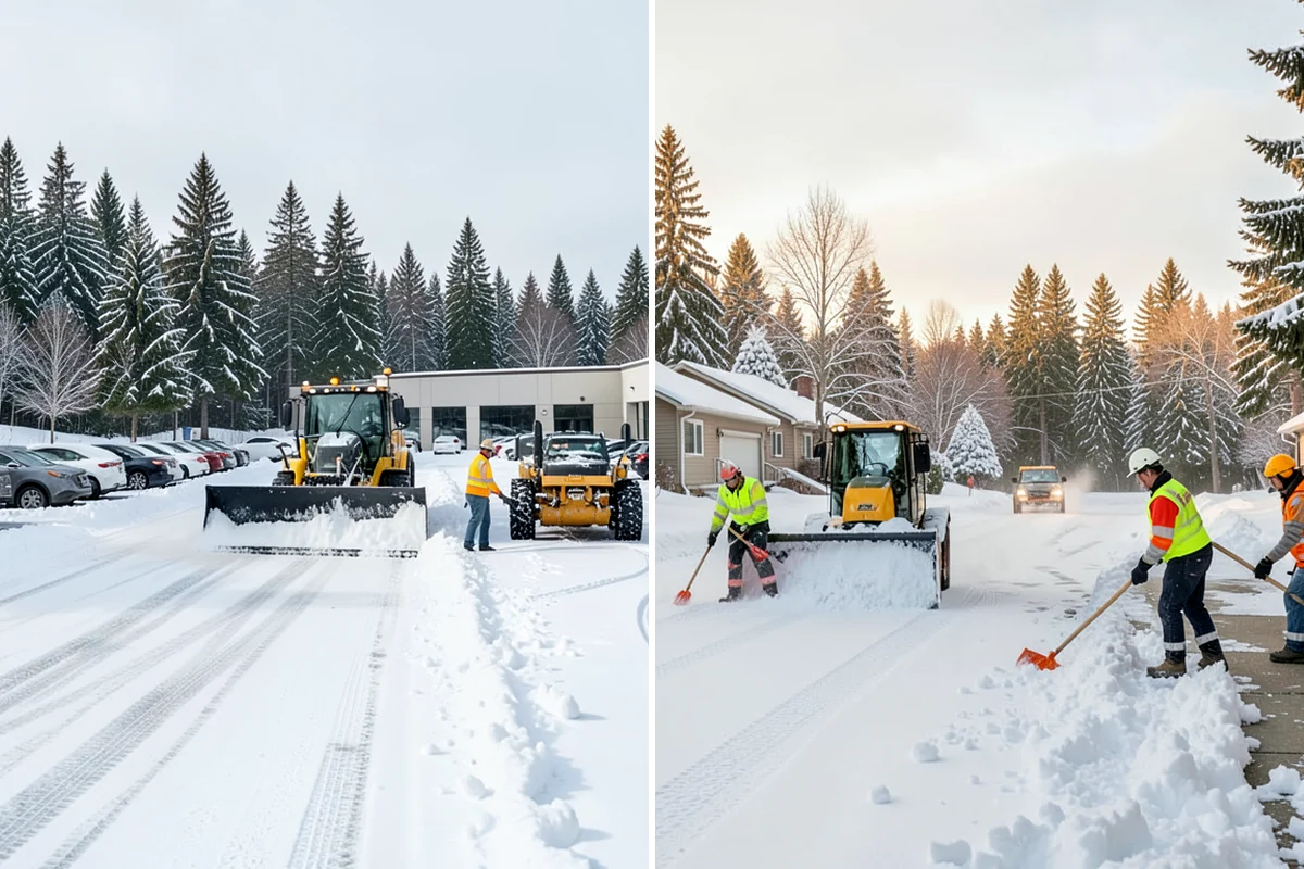 Park & Ride Snow Removal in Federal Way, King County, WA - Map lot lanes, stalls, and transit stop pads