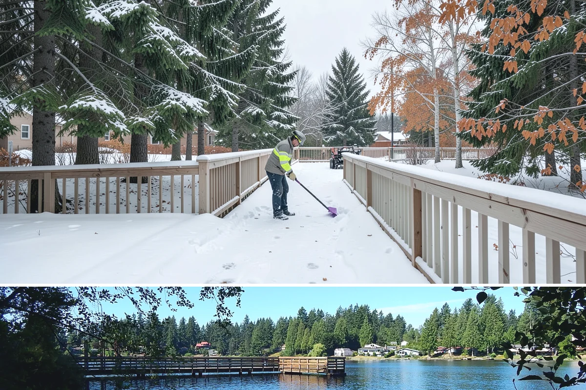 Park & Ride Snow Removal in Federal Way, King County, WA - Park-and-ride lots see peak need December through February around commuter freeze mornings.
