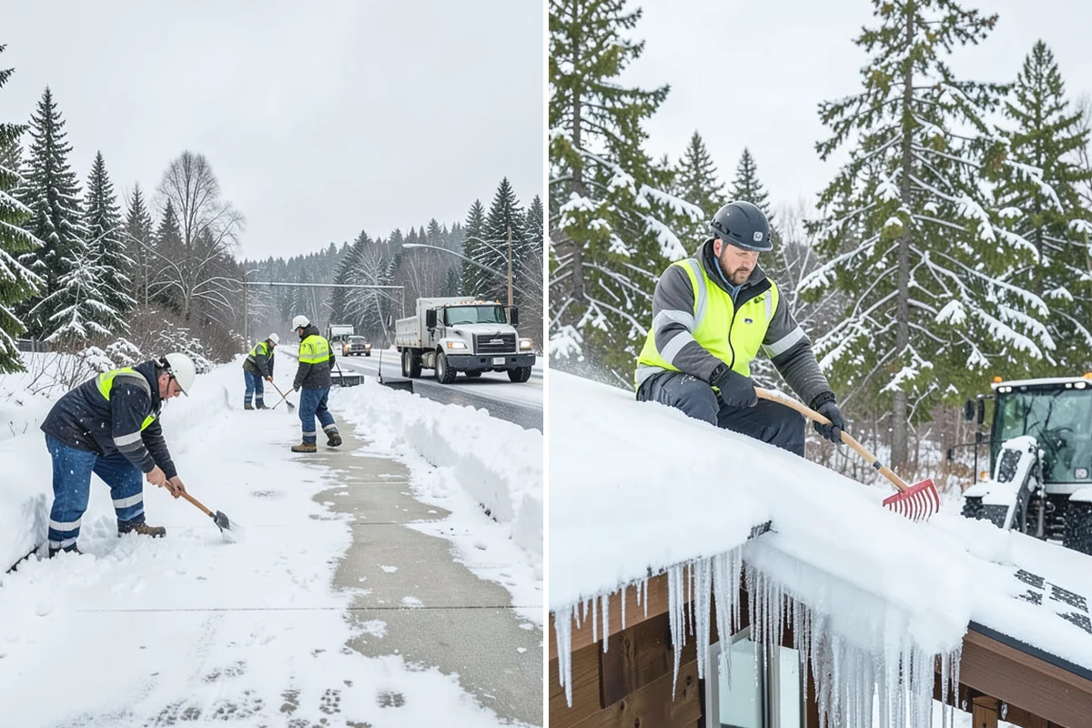 Park & Ride Snow Removal in Gold Bar, Snohomish County, WA - Map lot lanes, stalls, and transit stop pads