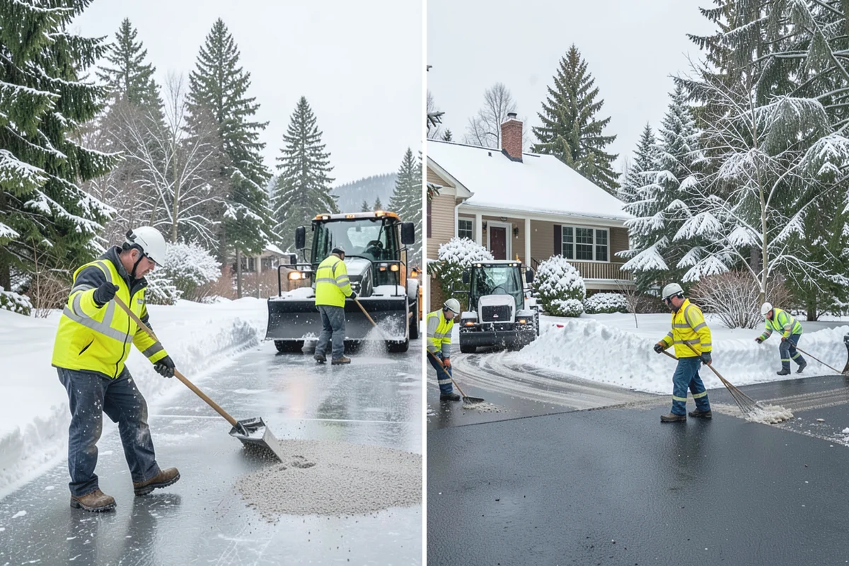 Park & Ride Snow Removal in Hamilton, Skagit County, WA - Map lot lanes, stalls, and transit stop pads