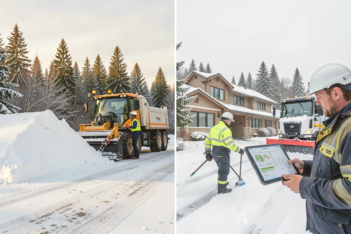 Park & Ride Snow Removal in Index, Snohomish County, WA - Map lot lanes, stalls, and transit stop pads
