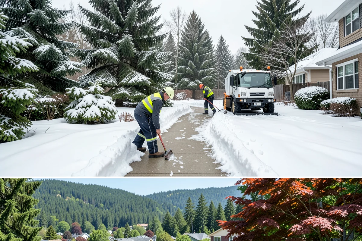 Park & Ride Snow Removal in Index, Snohomish County, WA - Park-and-ride lots see peak need December through February around commuter freeze mornings.