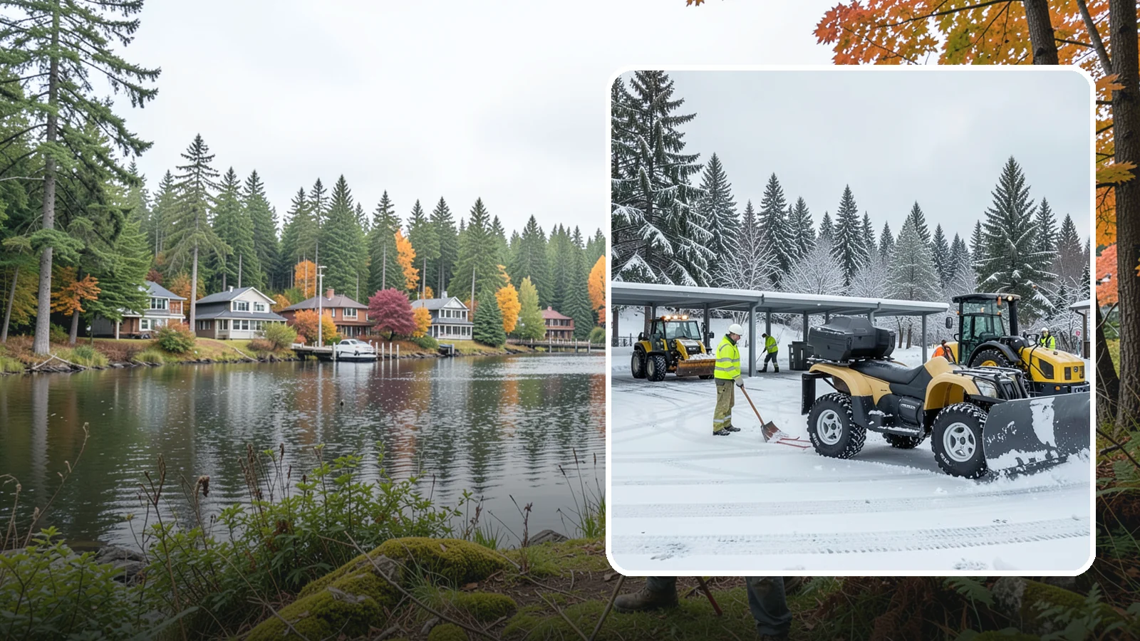 Park & Ride Snow Removal in La Conner, Skagit County, WA - We clear park-and-ride lots, stalls, and shuttle stops so commuters can leave their cars and catch transit without wading through...