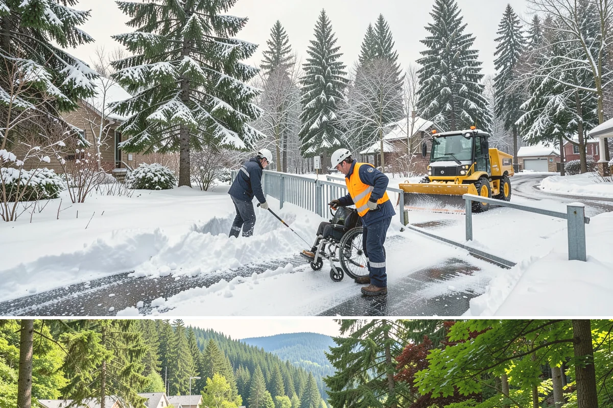 Park & Ride Snow Removal in Lake Forest Park, King County, WA - Park-and-ride lots see peak need December through February around commuter freeze mornings.