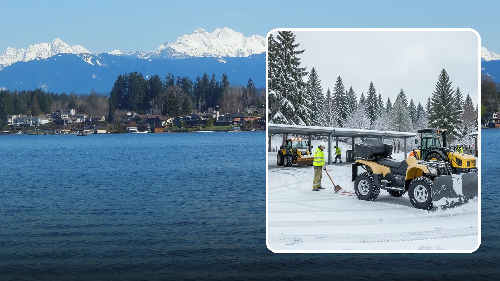 Park & Ride Snow Removal in Lake Stevens, Snohomish County, WA - We clear park-and-ride lots, stalls, and shuttle stops so commuters can leave their cars and catch transit without wading through...