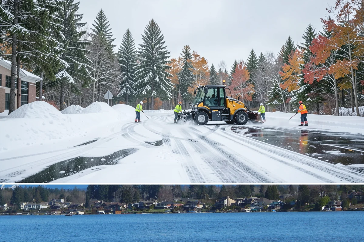 Park & Ride Snow Removal in Lake Stevens, Snohomish County, WA - Park-and-ride lots see peak need December through February around commuter freeze mornings.