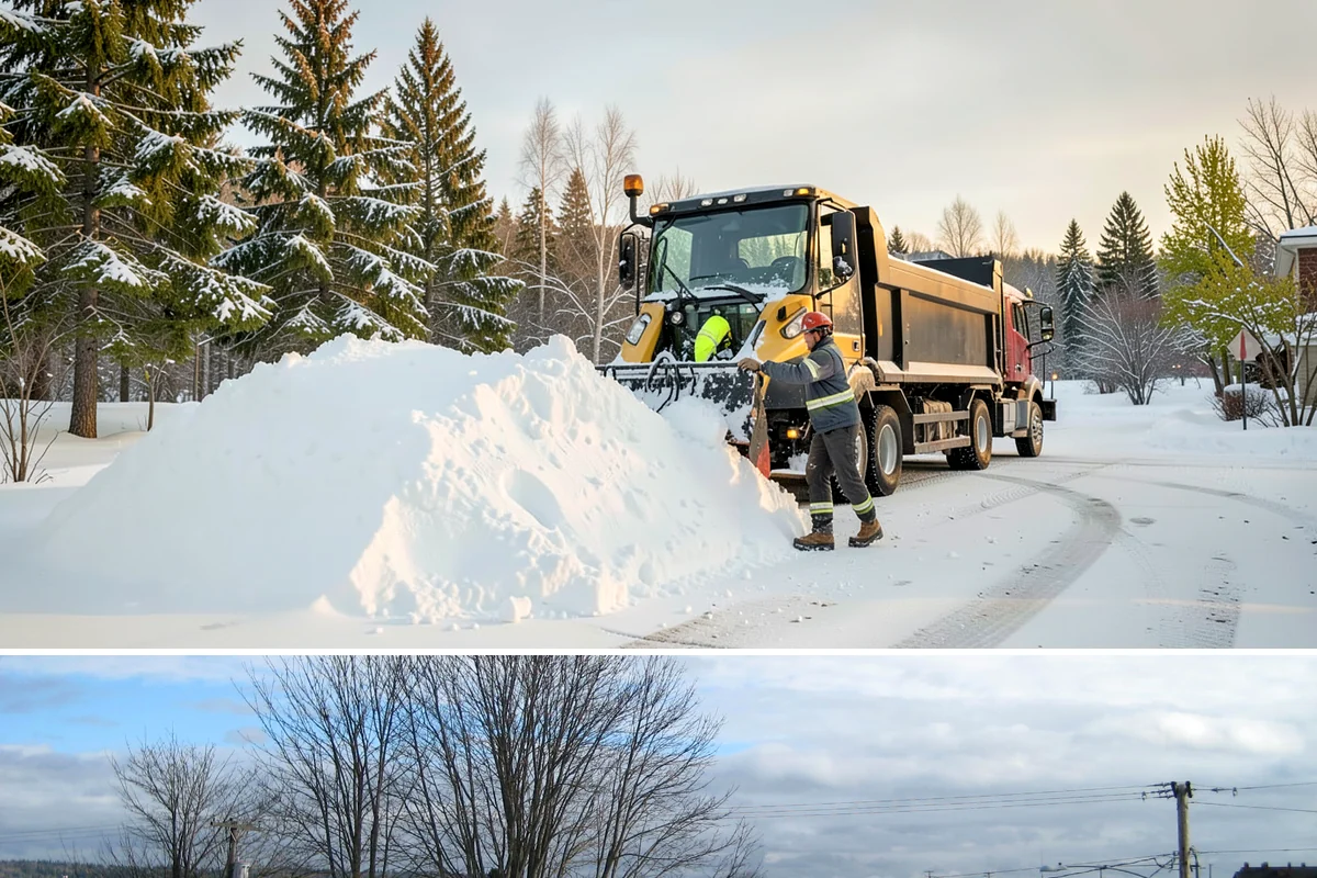 Park & Ride Snow Removal in Langley, Island County, WA - Park-and-ride lots see peak need December through February around commuter freeze mornings.