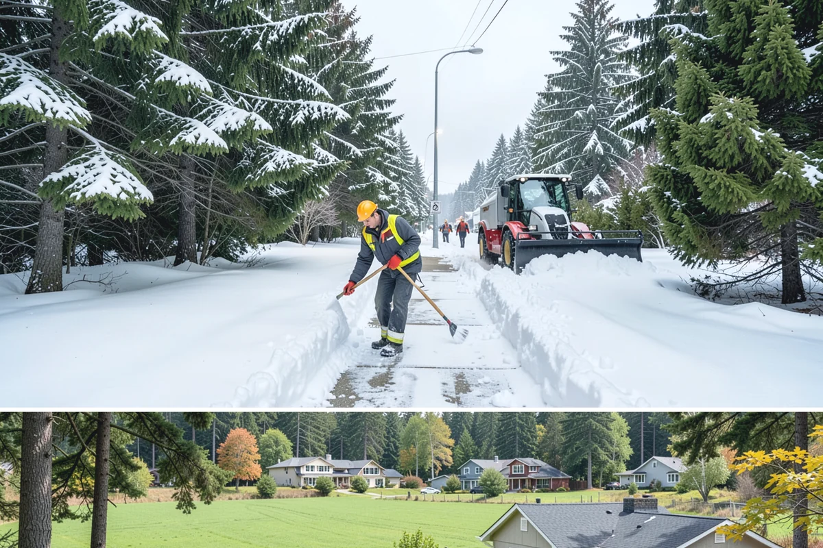 Park & Ride Snow Removal in Lyman, Skagit County, WA - Park-and-ride lots see peak need December through February around commuter freeze mornings.