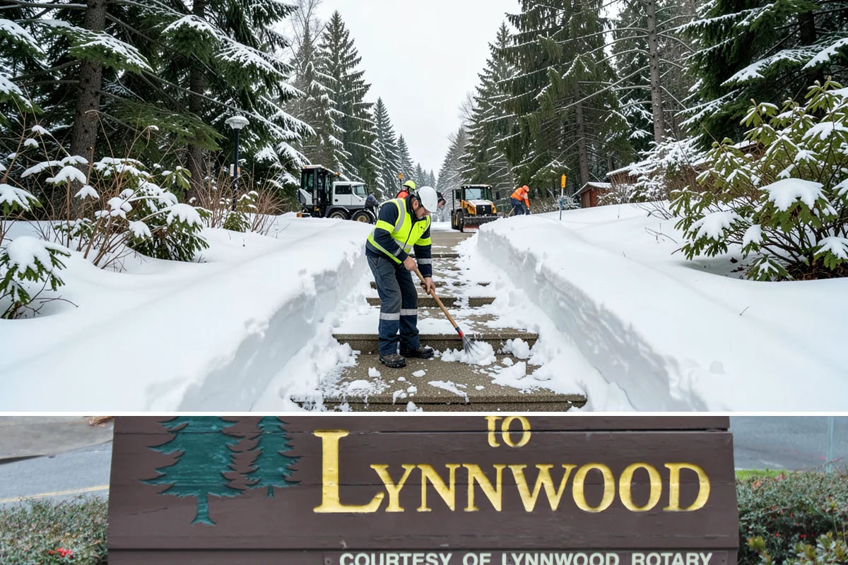Park & Ride Snow Removal in Lynnwood, Snohomish County, WA - Park-and-ride lots see peak need December through February around commuter freeze mornings.