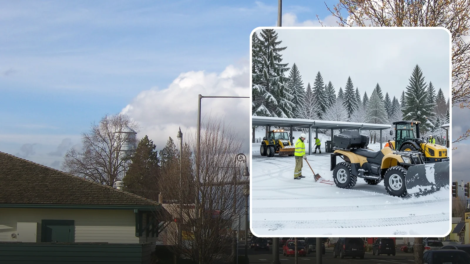Park & Ride Snow Removal in Marysville, Snohomish County, WA - We clear park-and-ride lots, stalls, and shuttle stops so commuters can leave their cars and catch transit without wading through...