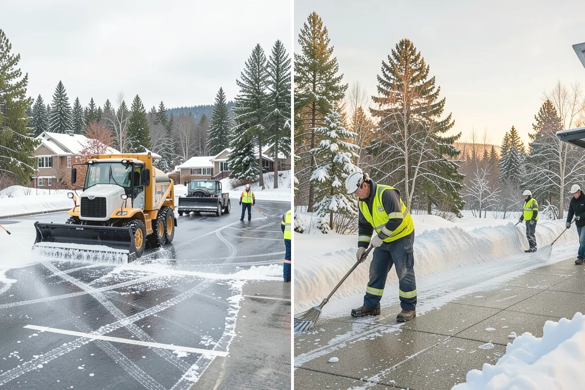 Park & Ride Snow Removal in Mill Creek, Snohomish County, WA - Map lot lanes, stalls, and transit stop pads