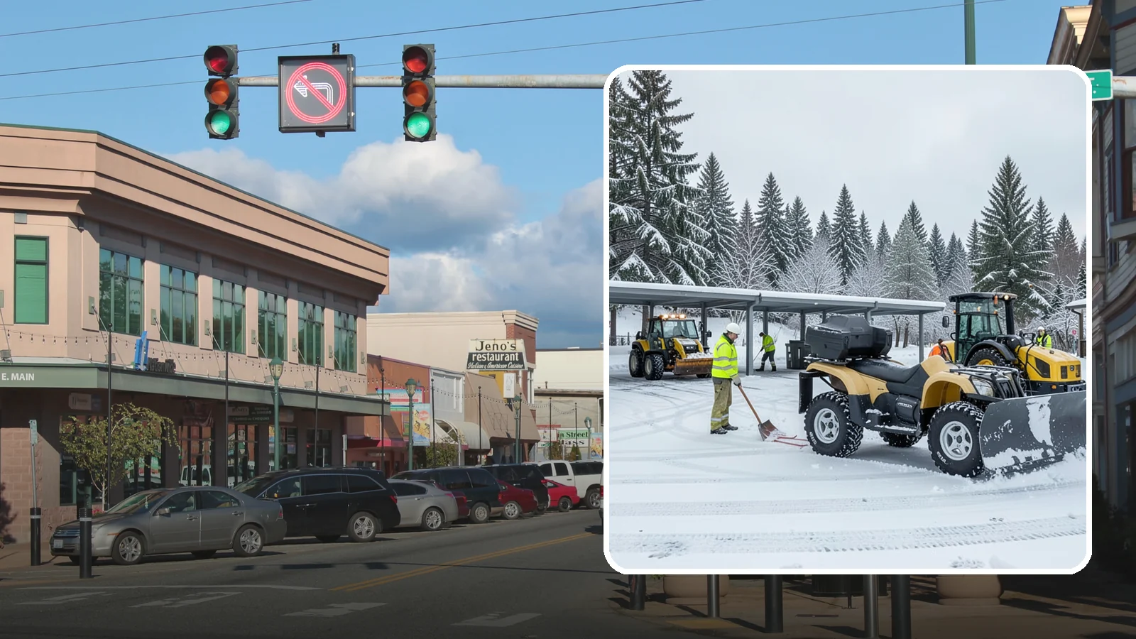 Park & Ride Snow Removal in Monroe, Snohomish County, WA - We clear park-and-ride lots, stalls, and shuttle stops so commuters can leave their cars and catch transit without wading through...