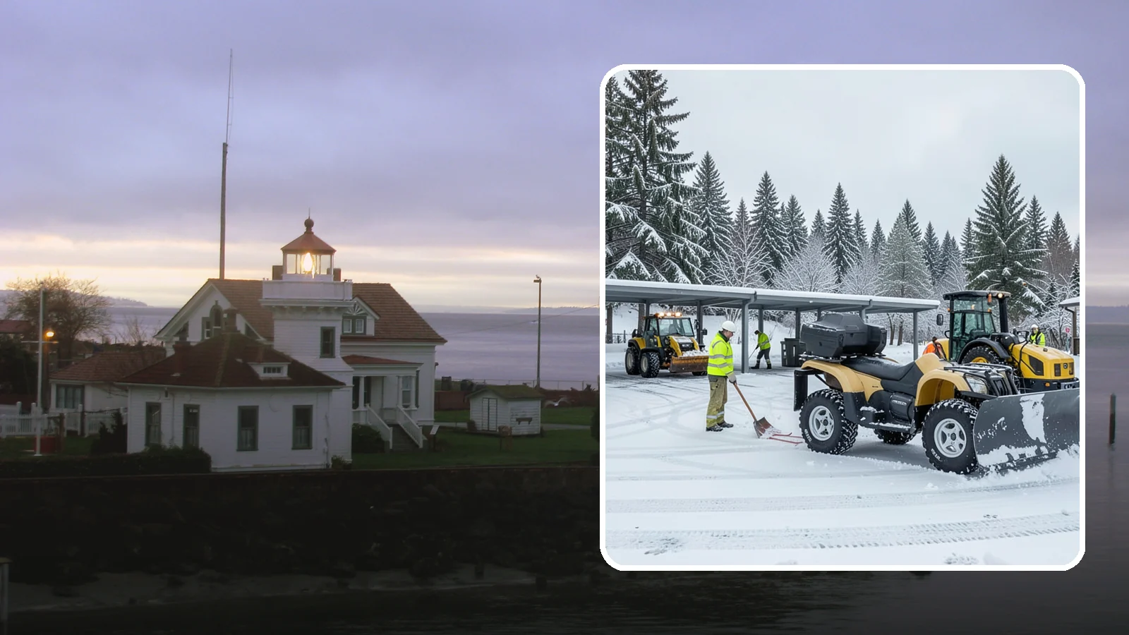Park & Ride Snow Removal in Mukilteo, Snohomish County, WA - We clear park-and-ride lots, stalls, and shuttle stops so commuters can leave their cars and catch transit without wading through...