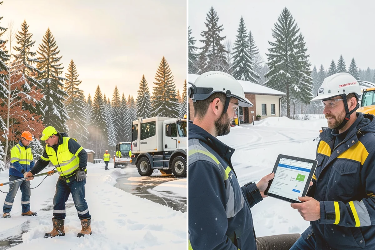 Park & Ride Snow Removal in Newcastle, King County, WA - Map lot lanes, stalls, and transit stop pads