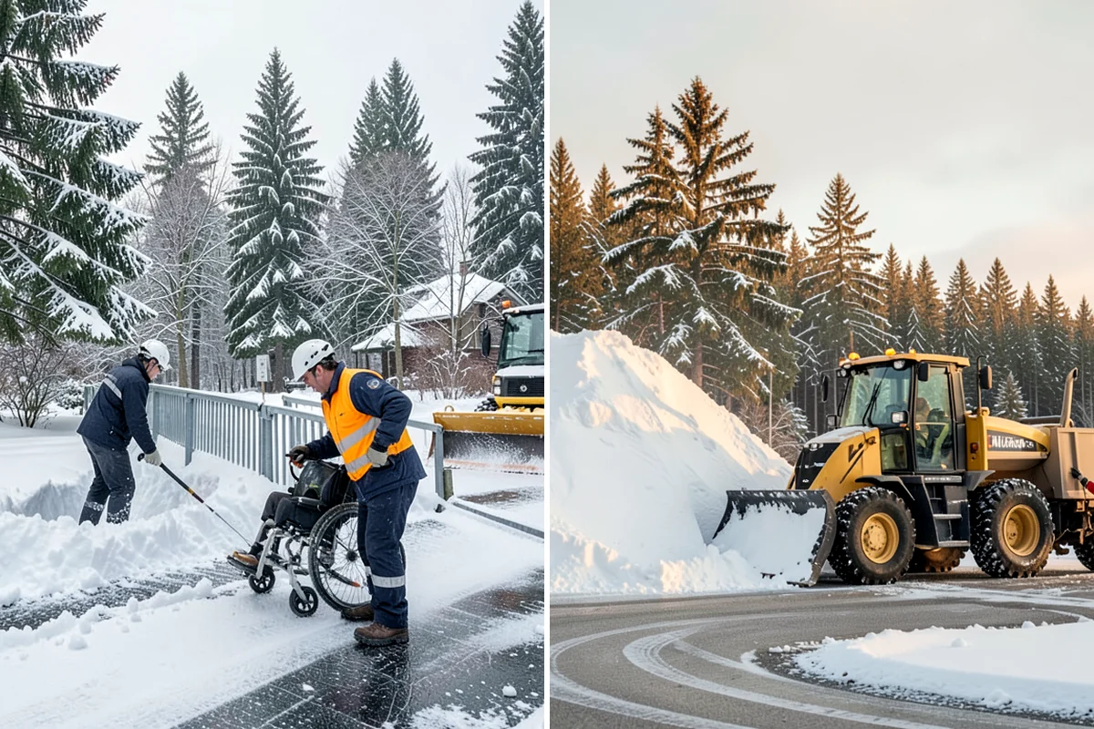 Park & Ride Snow Removal in Normandy Park, King County, WA - Map lot lanes, stalls, and transit stop pads