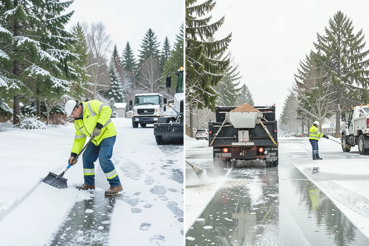 Park & Ride Snow Removal in North Bend, King County, WA - Map lot lanes, stalls, and transit stop pads