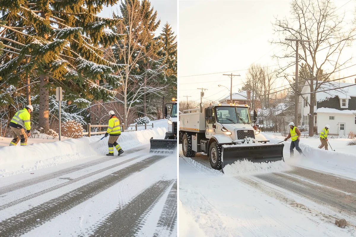 Park & Ride Snow Removal in Oak Harbor, Island County, WA - Map lot lanes, stalls, and transit stop pads