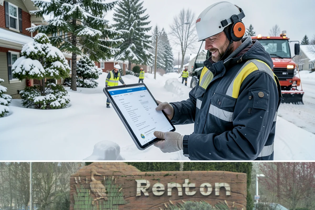 Park & Ride Snow Removal in Renton, King County, WA - Park-and-ride lots see peak need December through February around commuter freeze mornings.