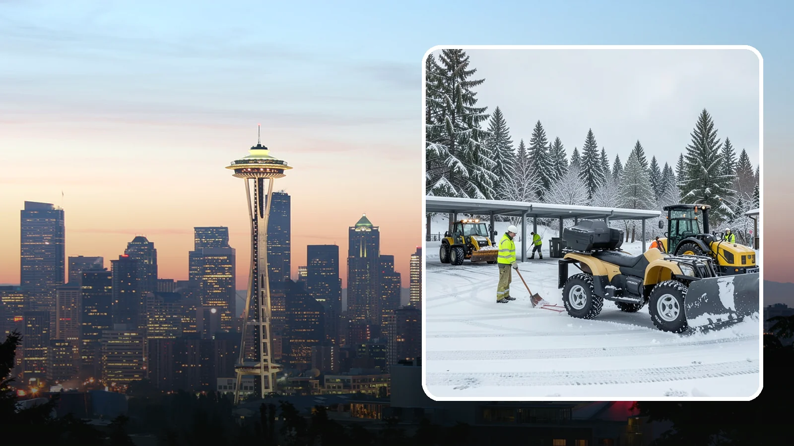 Park & Ride Snow Removal in Seattle, King County, WA - We clear park-and-ride lots, stalls, and shuttle stops so commuters can leave their cars and catch transit without wading through...