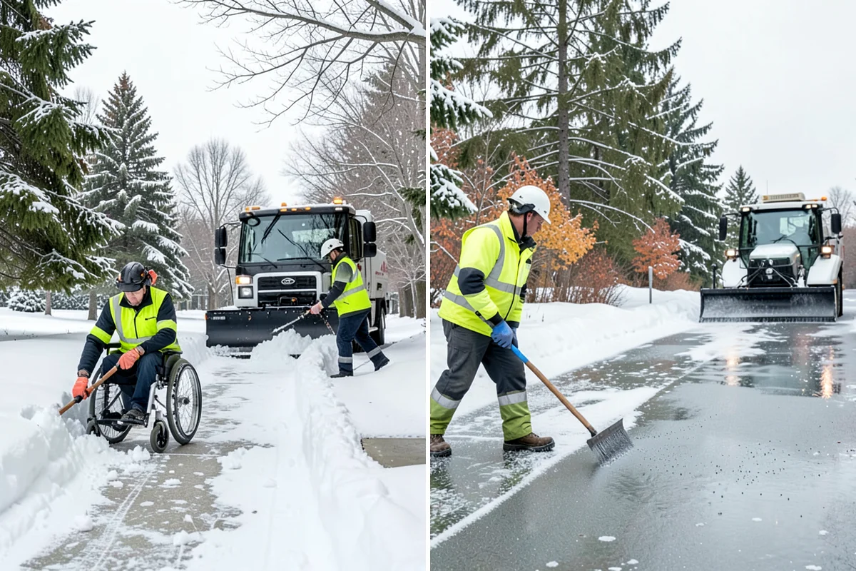 Park & Ride Snow Removal in Sedro-Woolley, Skagit County, WA - Map lot lanes, stalls, and transit stop pads