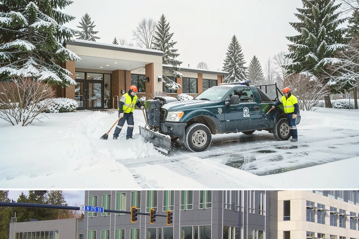 Park & Ride Snow Removal in Shoreline, King County, WA - Park-and-ride lots see peak need December through February around commuter freeze mornings.