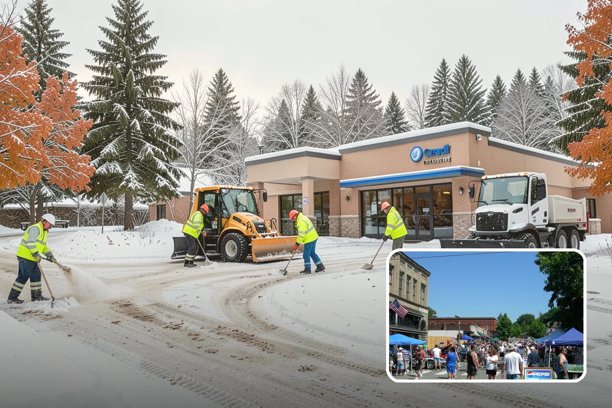 Park & Ride Snow Removal in Snohomish, Snohomish County, WA - Travel lanes and stalls cleared before dawn