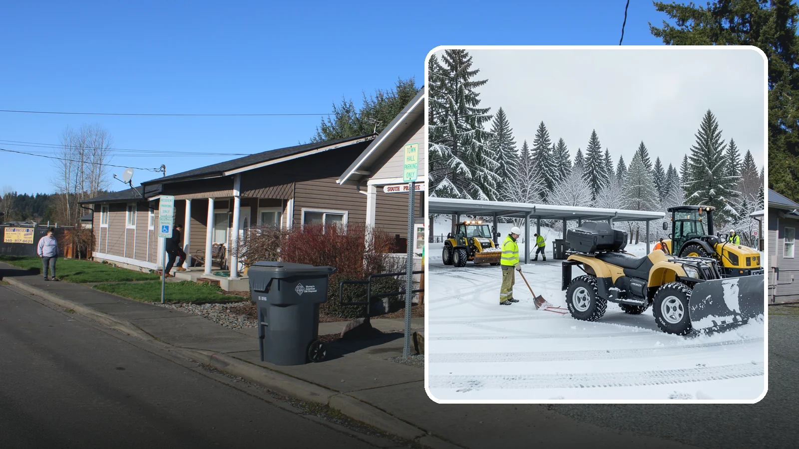 Park & Ride Snow Removal in South Prairie, Pierce County, WA - We clear park-and-ride lots, stalls, and shuttle stops so commuters can leave their cars and catch transit without wading through...