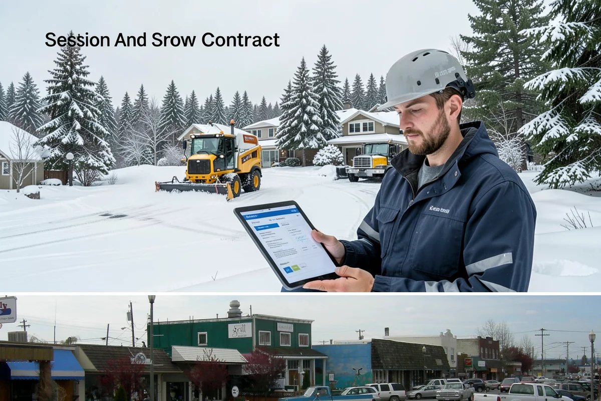 Park & Ride Snow Removal in Stanwood, Snohomish County, WA - Park-and-ride lots see peak need December through February around commuter freeze mornings.