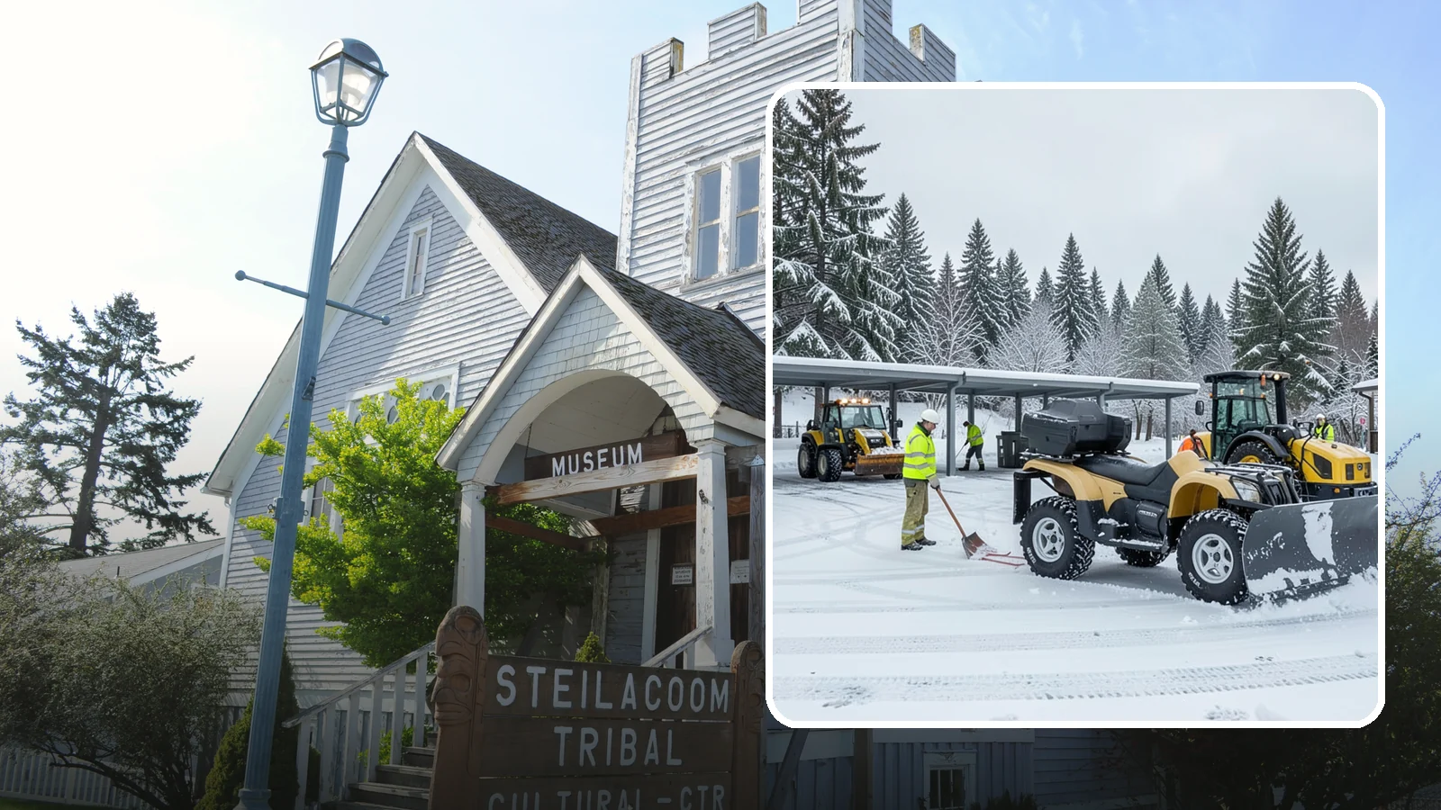 Park & Ride Snow Removal in Steilacoom, Pierce County, WA - We clear park-and-ride lots, stalls, and shuttle stops so commuters can leave their cars and catch transit without wading through...