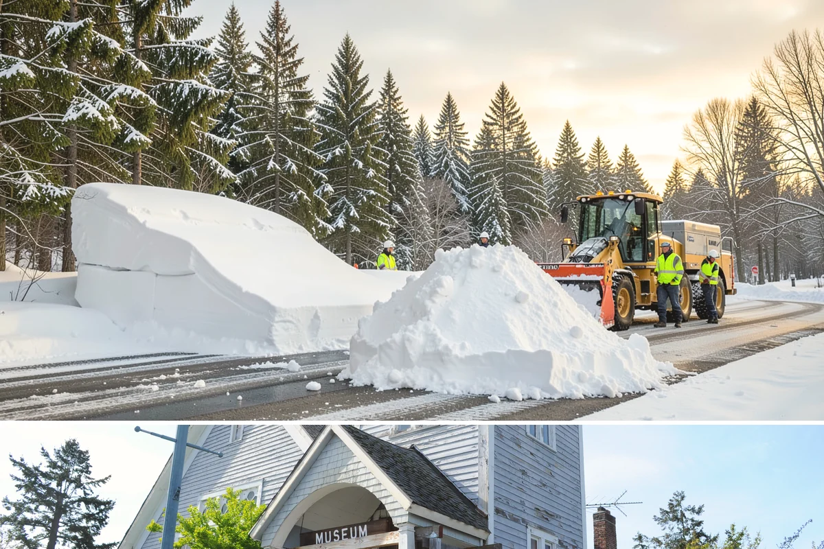 Park & Ride Snow Removal in Steilacoom, Pierce County, WA - Park-and-ride lots see peak need December through February around commuter freeze mornings.