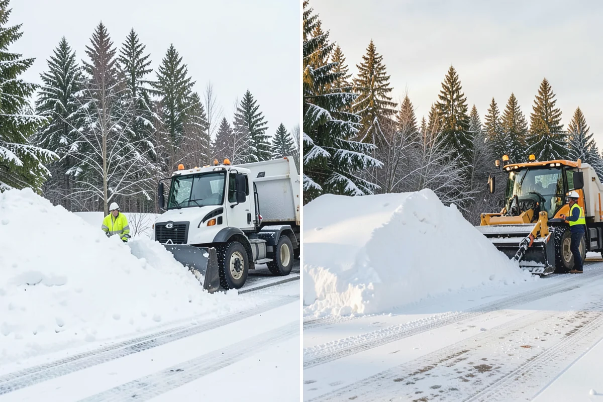 Park & Ride Snow Removal in Sumner, Pierce County, WA - Map lot lanes, stalls, and transit stop pads