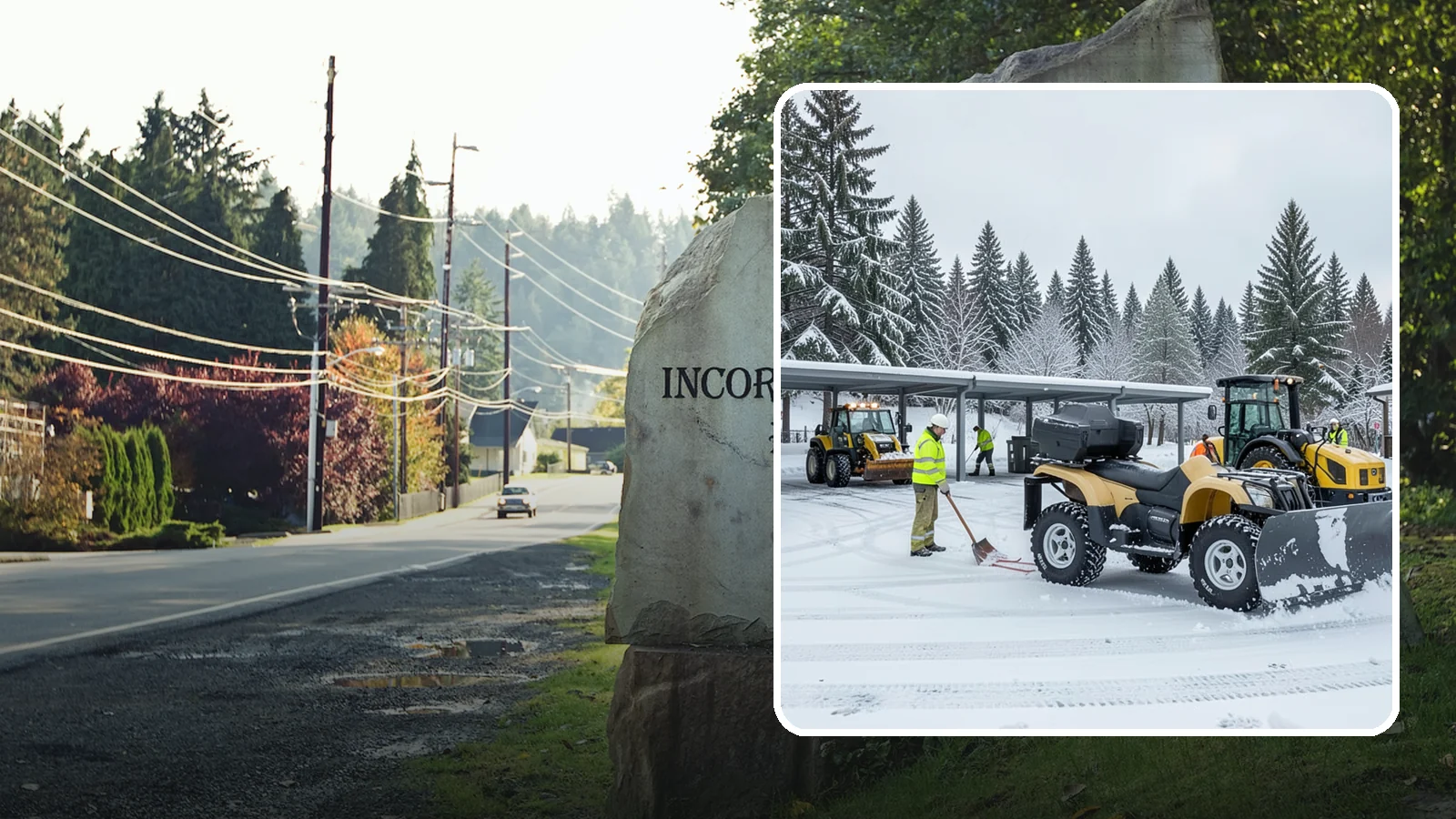Park & Ride Snow Removal in Wilkeson, Pierce County, WA - We clear park-and-ride lots, stalls, and shuttle stops so commuters can leave their cars and catch transit without wading through...