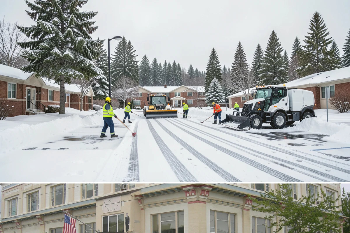 Parking Lot Deicing in Anacortes, Skagit County, WA - Deicing demand peaks during the December-to-February stretch when freezing rain is most frequent in the lowlands.
