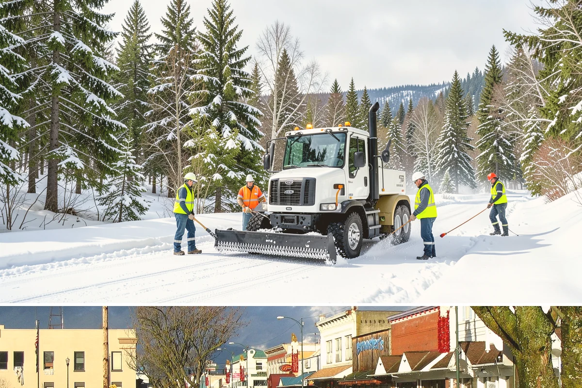 Parking Lot Deicing in Arlington, Snohomish County, WA - Deicing demand peaks during the December-to-February stretch when freezing rain is most frequent in the lowlands.