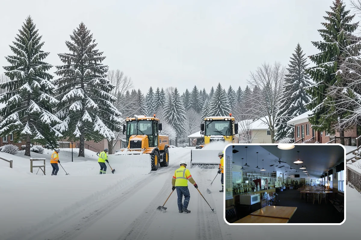 Parking Lot Deicing in Black Diamond, King County, WA - Targets black ice unique to PNW freezing rain
