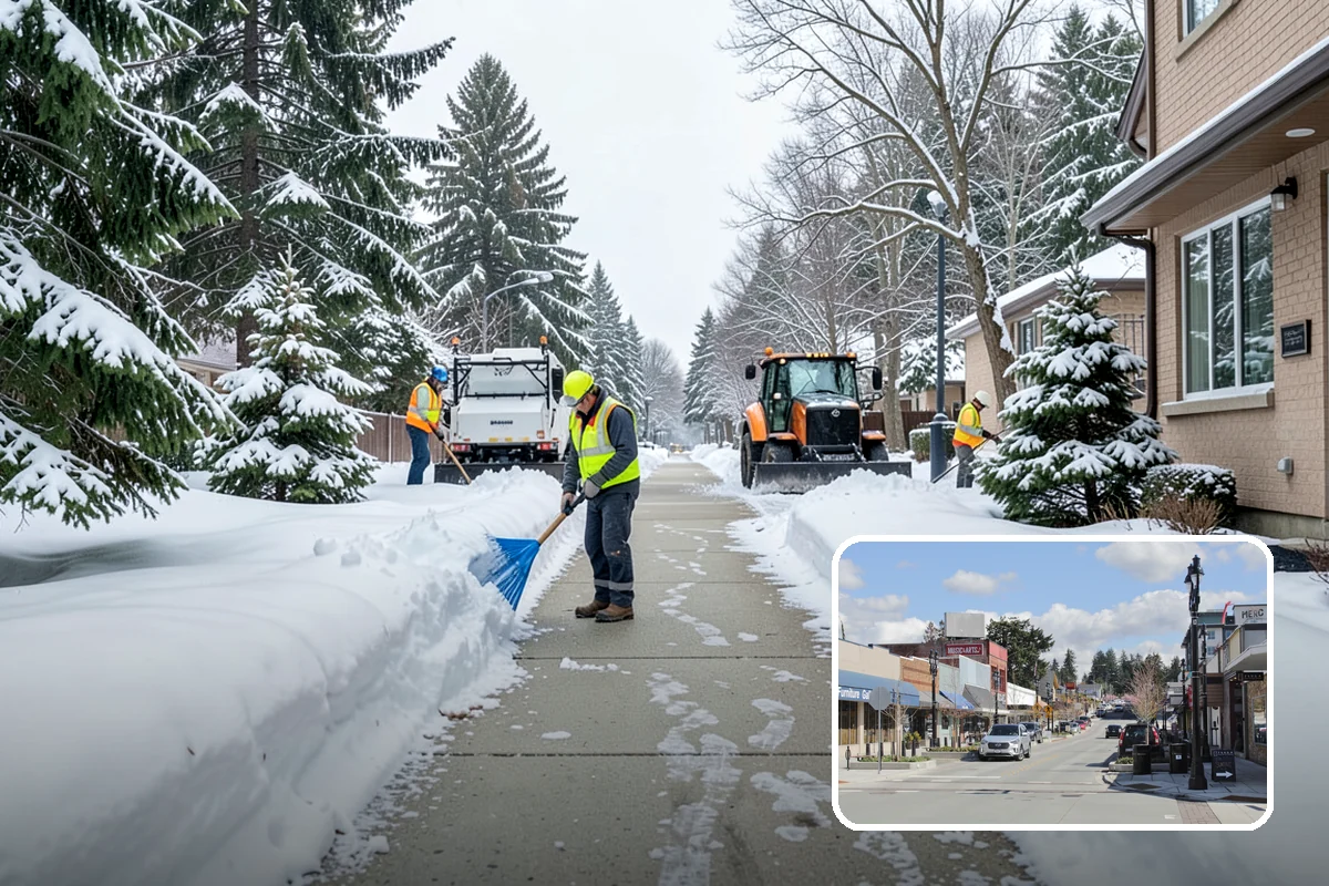Parking Lot Deicing in Bothell, King County, WA - Targets black ice unique to PNW freezing rain