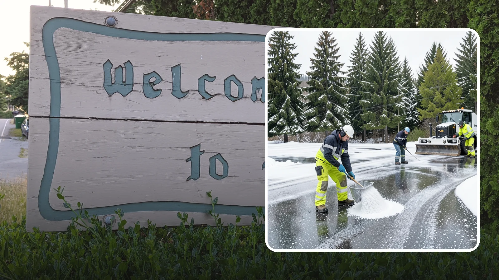 Parking Lot Deicing in Brier, Snohomish County, WA - We pre-treat and post-treat commercial lots to stop the black ice that follows Western Washington's freezing rain.