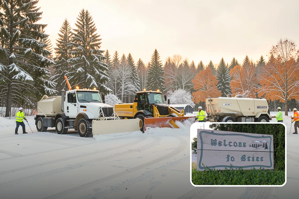 Parking Lot Deicing in Brier, Snohomish County, WA - Targets black ice unique to PNW freezing rain