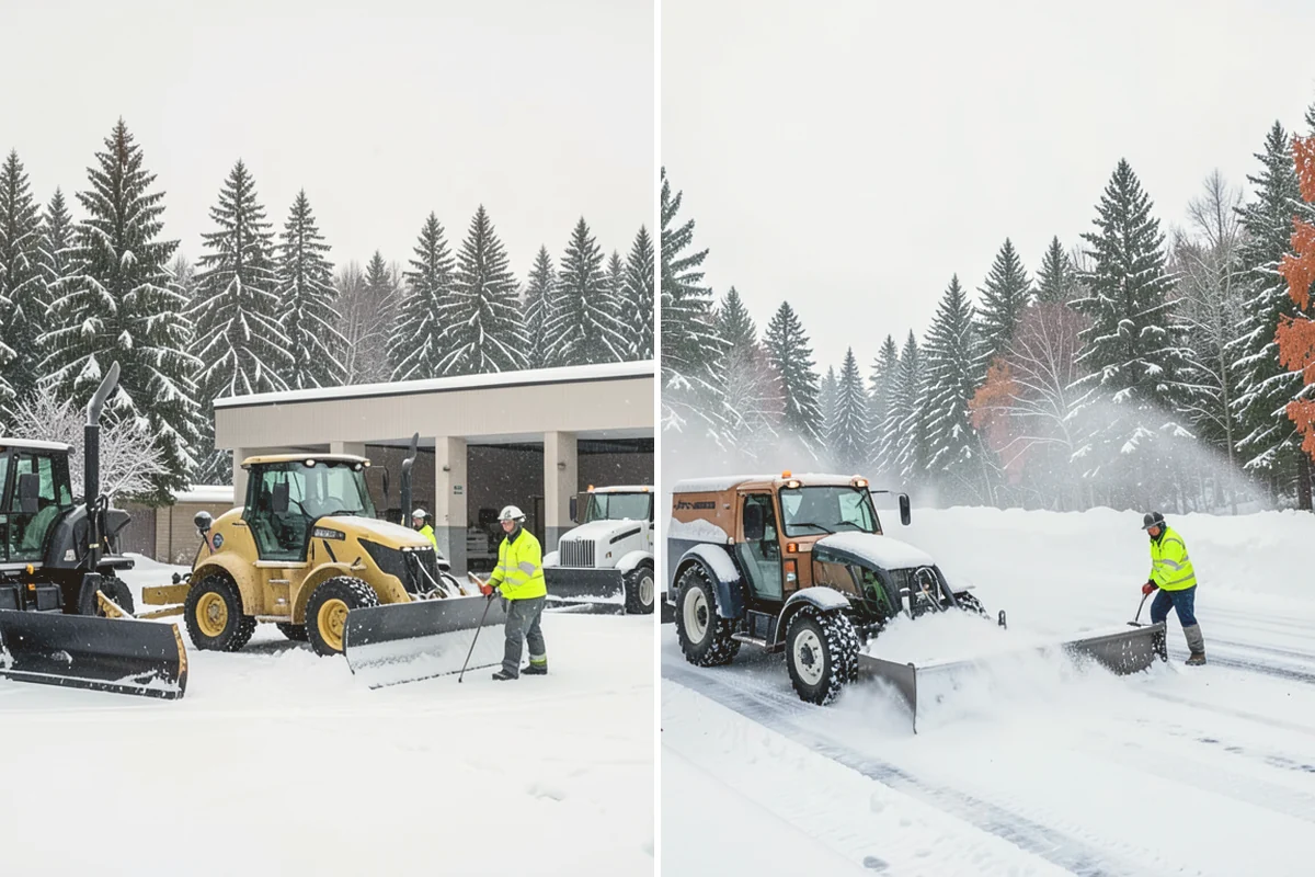 Parking Lot Deicing in Brier, Snohomish County, WA - We identify shaded corners and poor-drainage areas that ice first