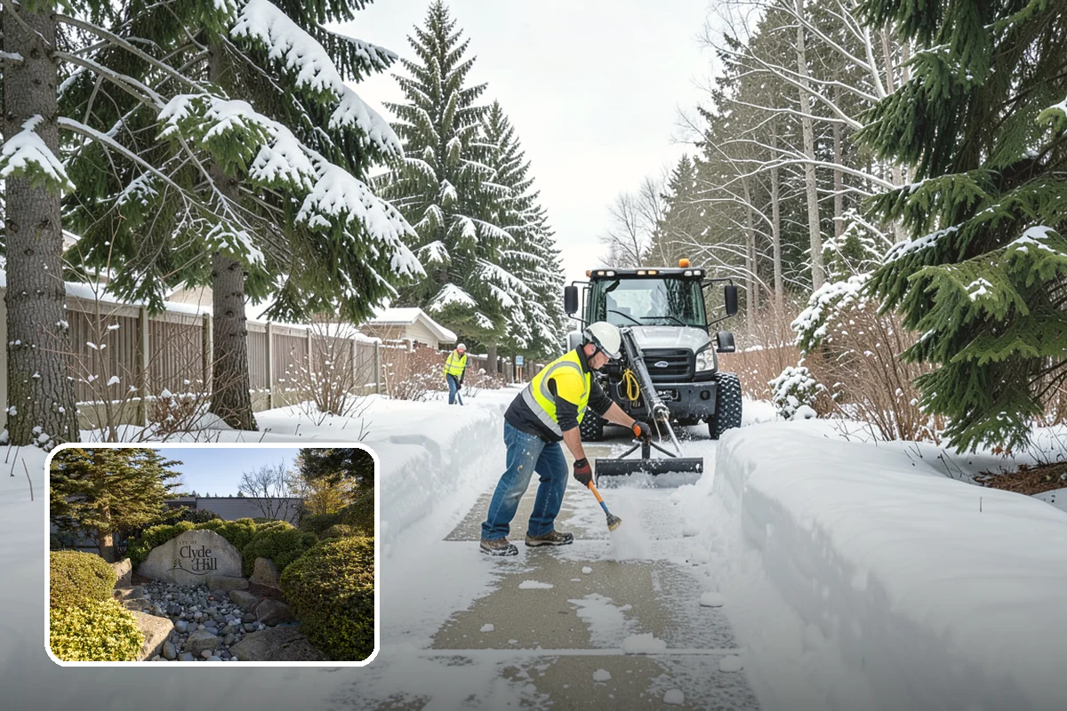 Parking Lot Deicing in Clyde Hill, King County, WA - Targets black ice unique to PNW freezing rain