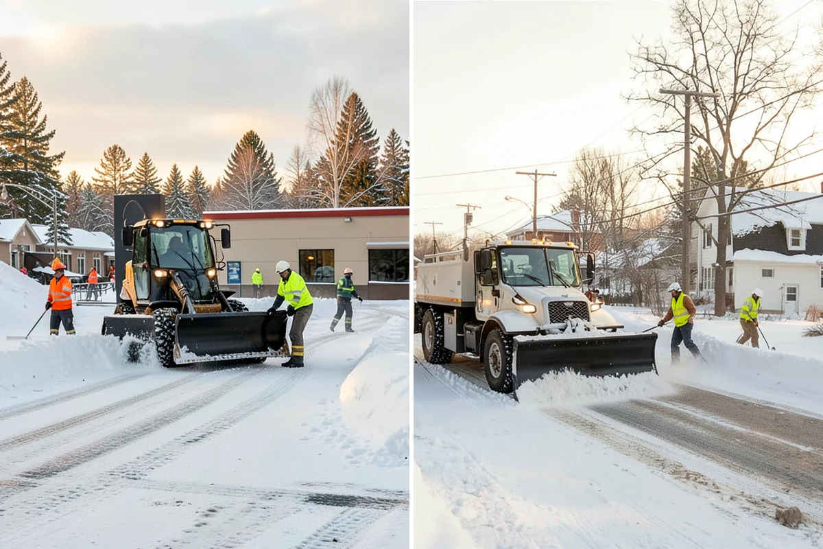 Parking Lot Deicing in Clyde Hill, King County, WA - We identify shaded corners and poor-drainage areas that ice first