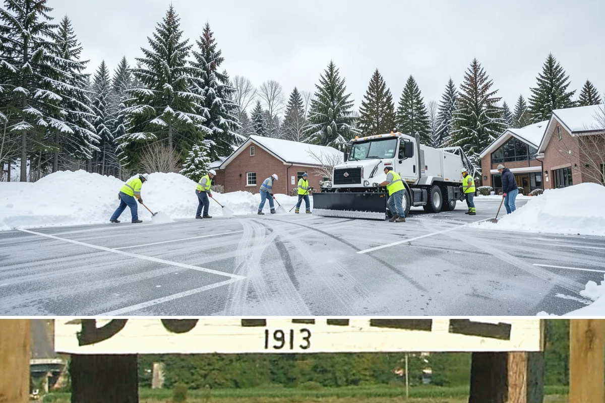 Parking Lot Deicing in Duvall, King County, WA - Deicing demand peaks during the December-to-February stretch when freezing rain is most frequent in the lowlands.