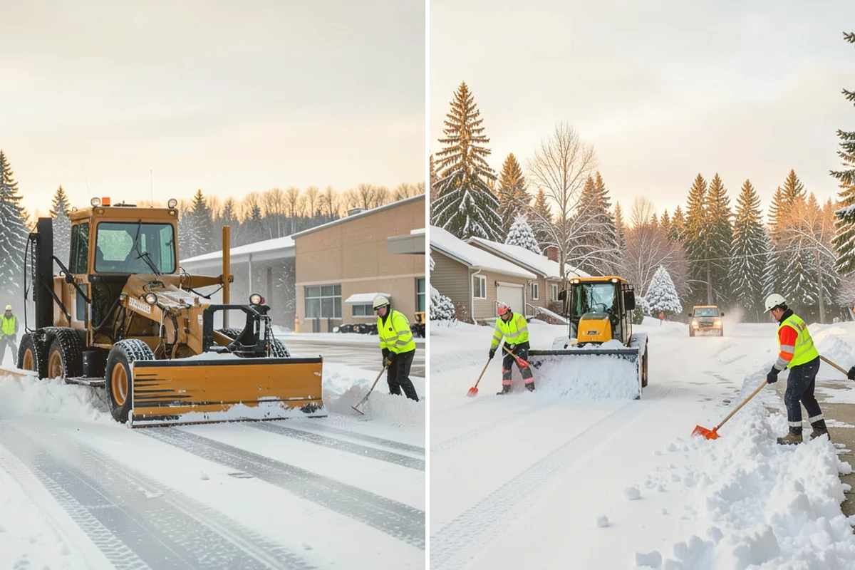 Parking Lot Deicing in Eatonville, Pierce County, WA - We identify shaded corners and poor-drainage areas that ice first