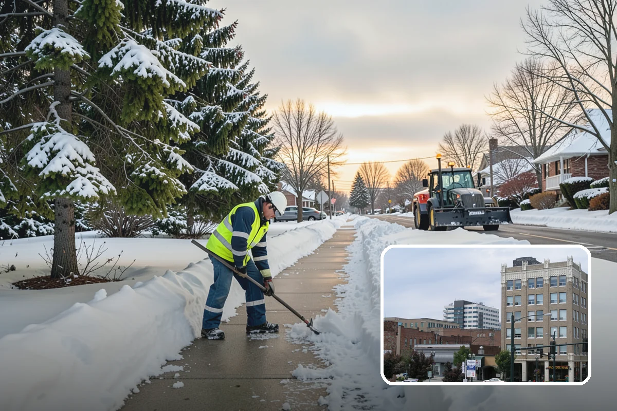 Parking Lot Deicing in Everett, Snohomish County, WA - Targets black ice unique to PNW freezing rain