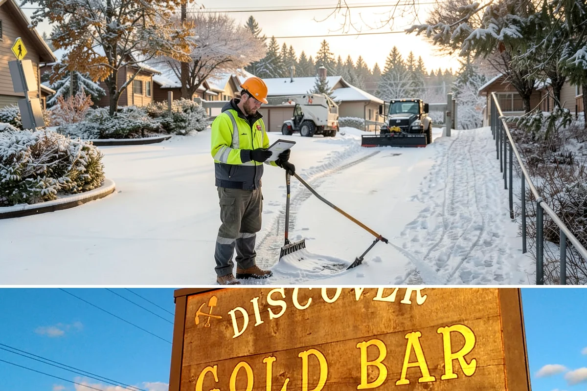 Parking Lot Deicing in Gold Bar, Snohomish County, WA - Deicing demand peaks during the December-to-February stretch when freezing rain is most frequent in the lowlands.