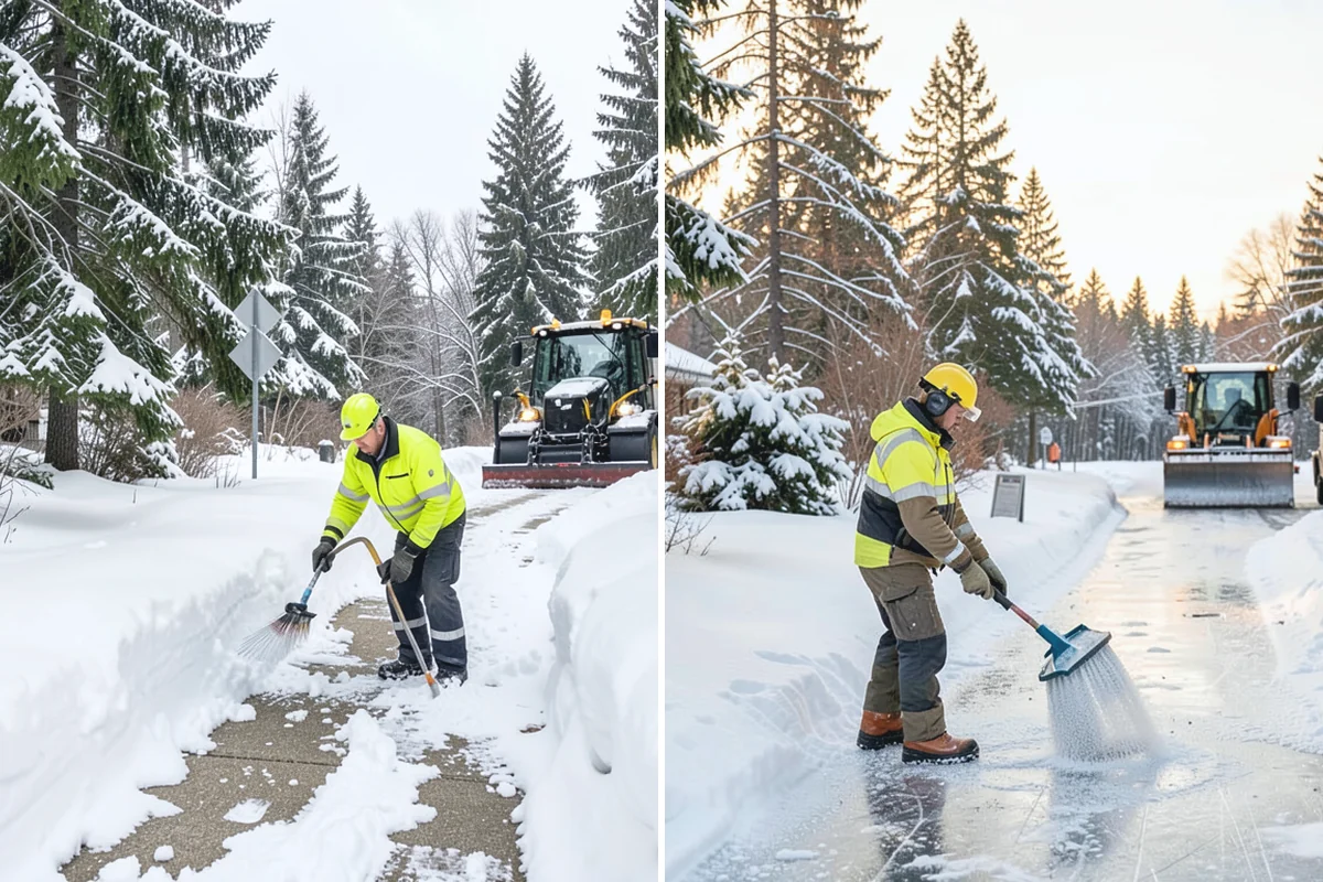 Parking Lot Deicing in Hamilton, Skagit County, WA - We identify shaded corners and poor-drainage areas that ice first