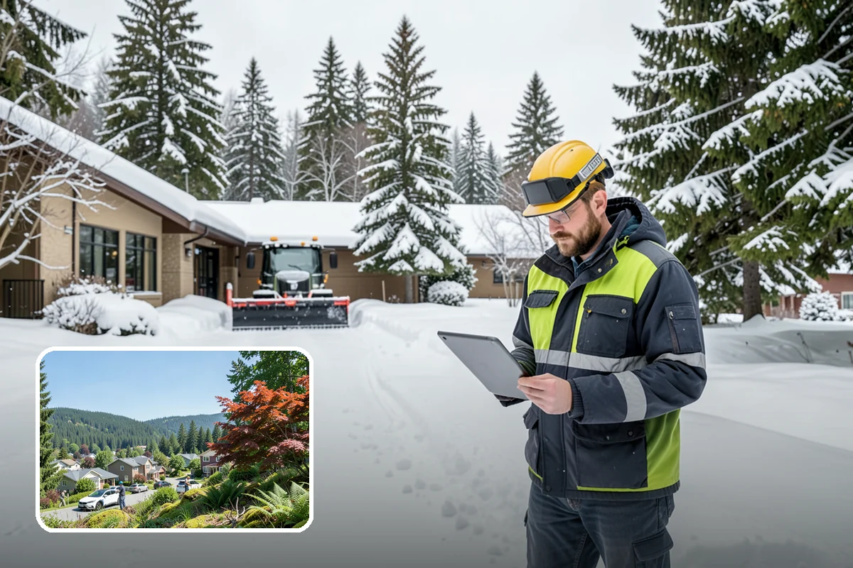 Parking Lot Deicing in Index, Snohomish County, WA - Targets black ice unique to PNW freezing rain