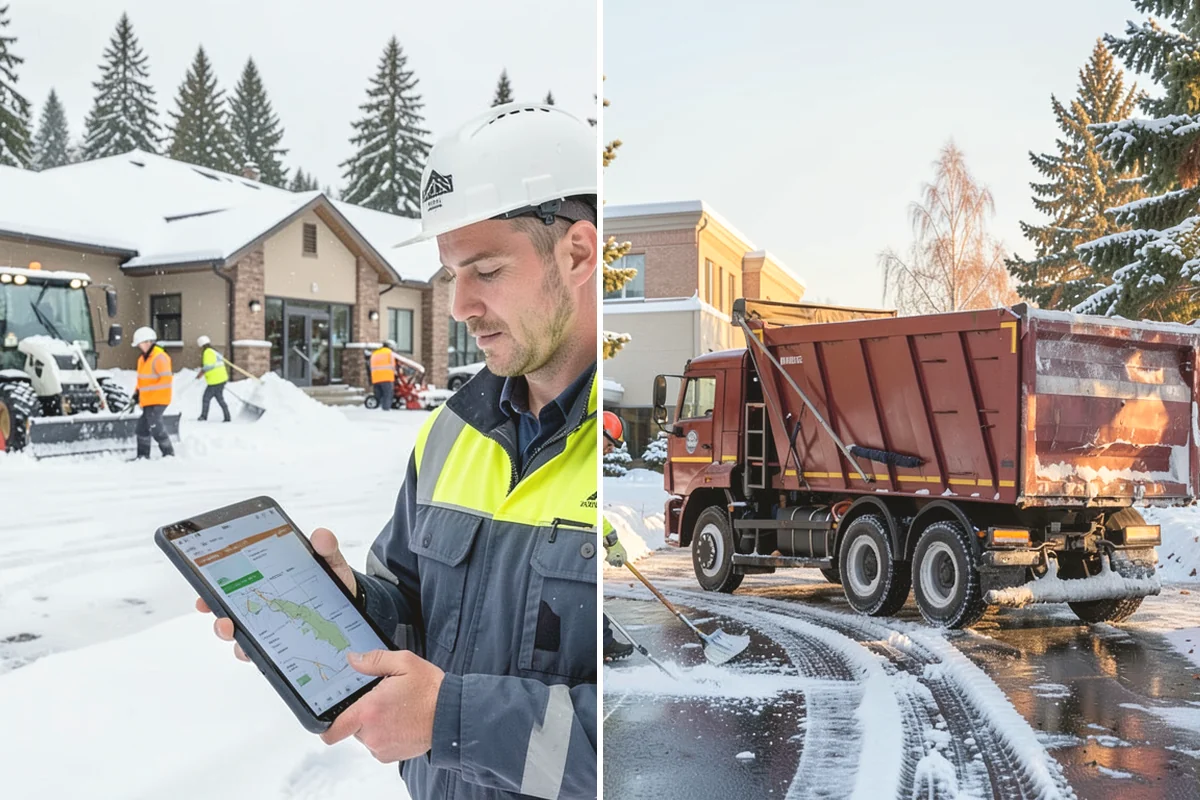 Parking Lot Deicing in Issaquah, King County, WA - We identify shaded corners and poor-drainage areas that ice first