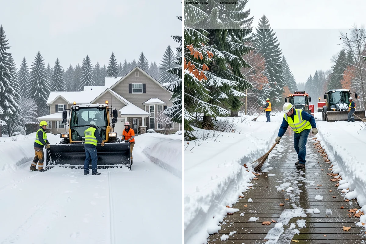 Parking Lot Deicing in Kenmore, King County, WA - We identify shaded corners and poor-drainage areas that ice first