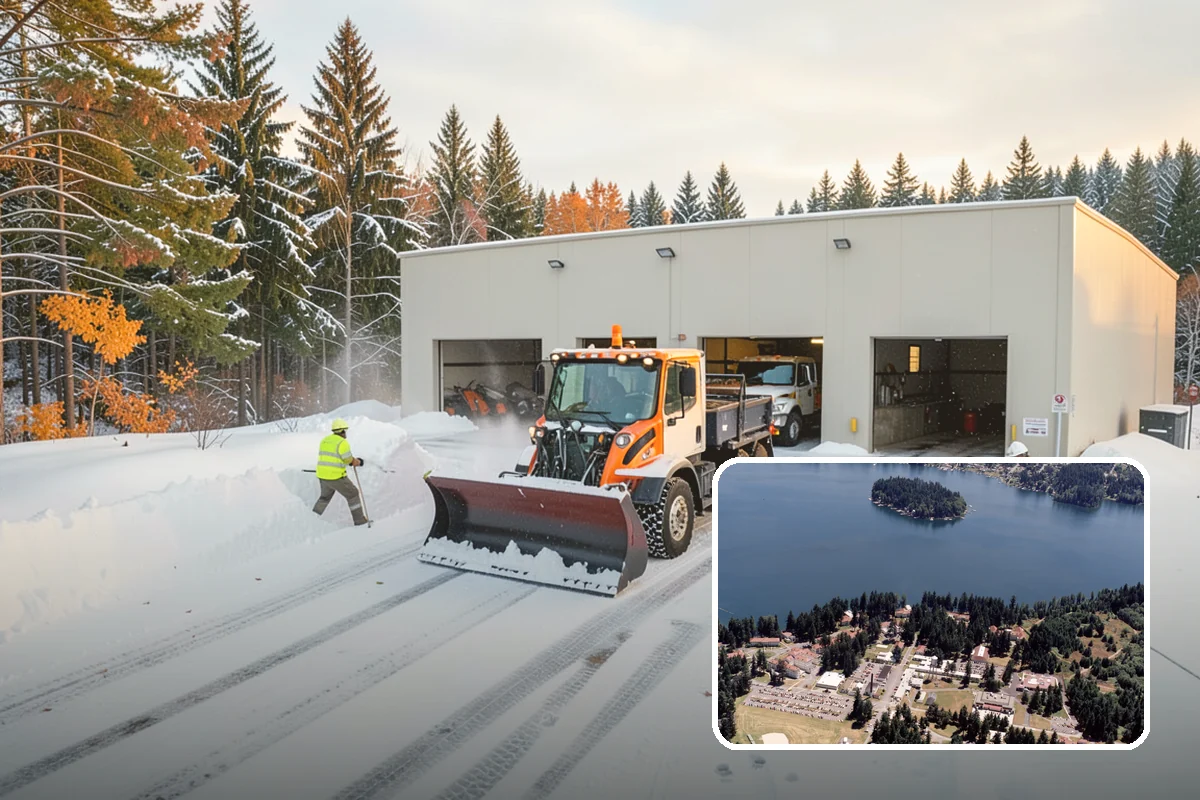 Parking Lot Deicing in Lakewood, Pierce County, WA - Targets black ice unique to PNW freezing rain
